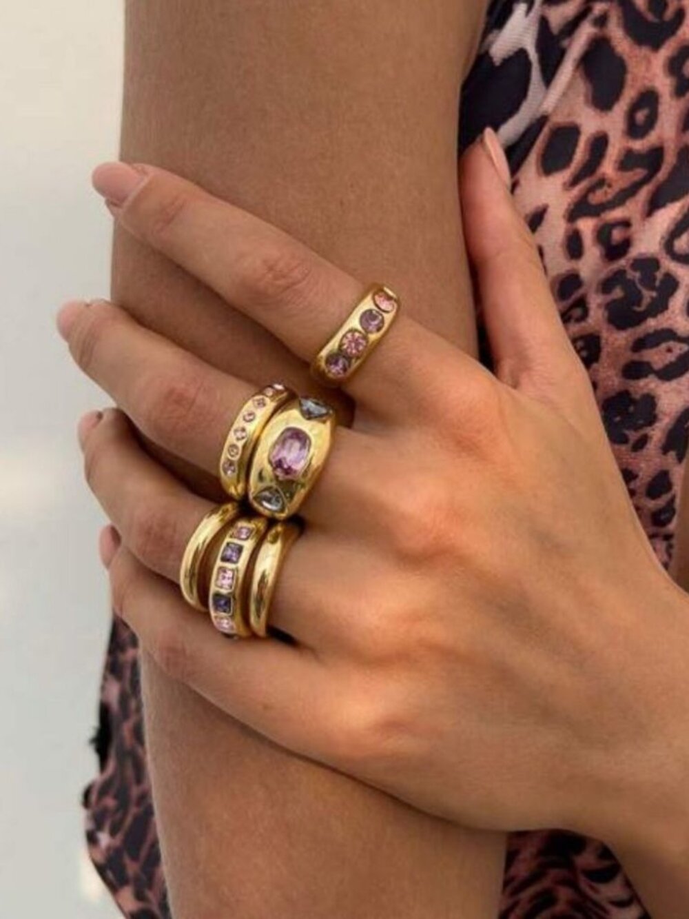 Gemstone Ring Set 1518
